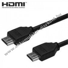 HDMI k�bel 19 p�lus� HDMI csatlakoz� 1,0m HDMI1.3b HDCP 1080p