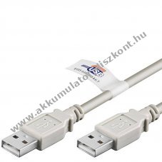 USB 2.0 Hi-Speed k�bel A csatlakoz�val mindk�t v�g�n 2m sz�rke tablet kompatibilis