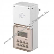 LCD digit�lis id�kapcsol� k�lt�ri 24 �r�s 16 program IP44 220-240V 16A 3500W GS