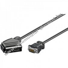 SCART k�bel 7,5m 15 p�lus� High-Density csatlakoz�