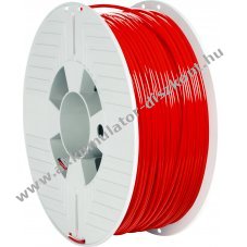Verbatim nyomtat� PLA 2.85mm 1kg piros (RAL 3020)
