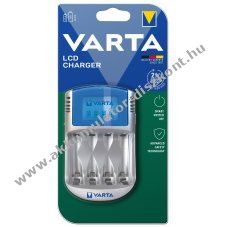 Varta univerz�lis AA/AAA Akkumul�tor t�lt� LCD kijelz� USB 12V aut�s adapter NiMH