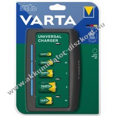 Varta univerz�lis Akkumul�tor t�lt� AA (ceruza) AAA (mikro) C (b�bi m�ret) D (g�li�t) E-Block NiMH