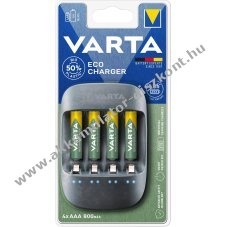 Varta asztali t�lt� AA/AAA 4db/csomag AAA (mikro) 800mAh Akkumul�tor NiMH