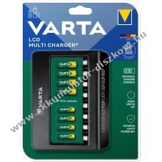 Varta Akku t�lt� LCD USB AA Mignon ceruza/AAA Micro 8db NiMH