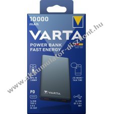 Varta Fast Energy powerbank Akkumul�tor 5V 10000mAh Quick Charge 3.0 Power Delivery Li-Polymer