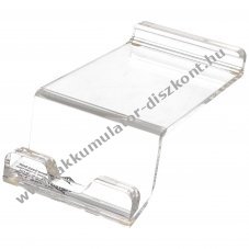 WEDO CRISTALLIC krist�lytiszta akril tablet tart� �ll�that� d�l�ssz�ggel 180mm x 91mm x 74mm