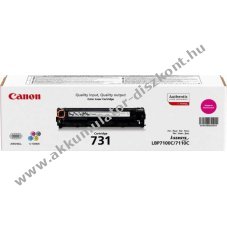 Eredeti Canon 731 Magenta l�zertoner 1500 oldal nyomtat�