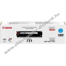Eredeti Canon l�zertoner 731 cyan 1500 oldal nyomtat�