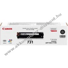 Eredeti Canon l�zertoner 731 fekete 1400 oldal nyomtat�