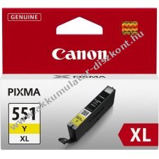 Eredeti Canon CLI-551Y XL 11ml s�rga tintapatron nyomtat�hoz