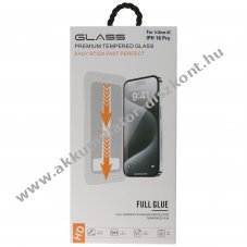 Edzett �veg kijelz�v�d� iPhone 16 0,30mm 9H oleof�b A.S.F. �velt sz�l