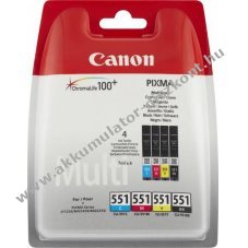 Eredeti Canon tintapatron multipack CLI-551BK/551C/551M/551Y nyomtat�