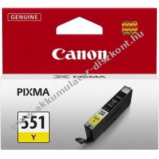 Eredeti Canon CLI-551Y tintapatron 7ml s�rga nyomtat�