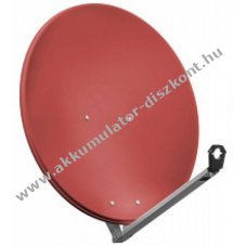 80cm alum�nium offset parabolaantenna t�glav�r�s 73x80cm LNB23/40mm 30-60mm 37-38,8dB