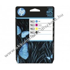 Eredeti HP 6ZC70AE NR.963 nyomtat� tintapatron multipack fekete ci�n magenta s�rga