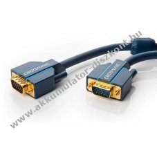 VGA k�bel 15 t�s 3m dupla �rny�kol�s tiszta r�z vezet�k 24kar�tos aranyozott �rintkez�k 2560x1600