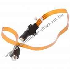 V�z�ll� SAT ablak�tvezet�s extr�m lapos 0,3mm 50cm k�bellel F-csatlakoz�-F-csatlakoz�