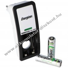Energizer Mini t�lt� 2db AA Mignon ceruza 1.2V 2000mAh Akkumul�tormul�torral NiMH