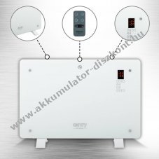 Camelion CR7721 LCD glaskonvektor 220-240V 750/1500W feh�r