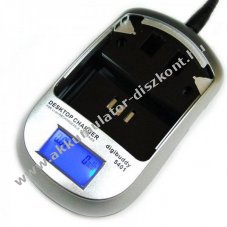 Digibuddy 5401 LCD Akkumul�tormul�tort�lt� Li-Ion f�nyk�pez�g�p videokamera 12-24V adapter
