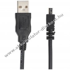 USB-K�bel kompatibilis Casio Nikon Panasonic Lumix K1HA08CD0019