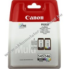 Eredeti Canon tintapatron kombin�lt csomag PG-545/CL-546 fekete/sz�nes nyomtat�