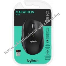 Logitech M705 Marathon vezet�k n�lk�li eg�r Unifying sz�rke l�zeres 1000dpi 7 gomb