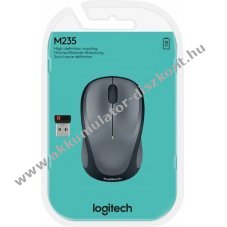 Logitech M235 vezet�k n�lk�li optikai eg�r 1000dpi 3 gomb sz�rke