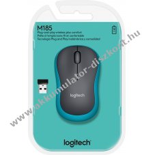 Logitech M185 vezet�k n�lk�li eg�r k�k optikai 1000dpi 3 gomb USB nano-vev�