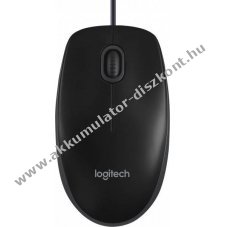 Logitech B100 optikai USB eg�r 800dpi 3 gombos fekete