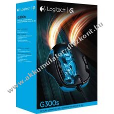 Logitech Gaming eg�r G300S USB optikai 2500dpi 9 gomb fekete