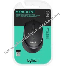 Logitech M330 Csendes vezet�k n�lk�li optikai eg�r 1000dpi 3 gomb fekete