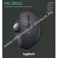 Logitech MX Ergo vezet�k n�lk�li trackball eg�r Unifying Bluetooth 440dpi 8 gomb Akkumul�tor