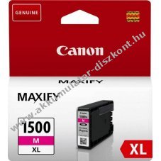 Eredeti Canon nyomtat� tintapatron PGI-1500M XL 12ml magenta