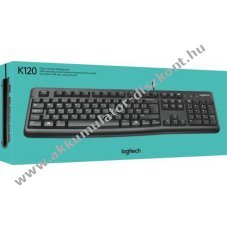 Logitech K120 USB vezet�kes billenty�zet fekete DE kioszt�s