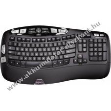 Logitech K350 vezet�k n�lk�li Unifying USB billenty�zet DE fekete Business