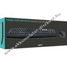 Logitech MK850 vezet�k n�lk�li billenty�zet �s eg�r szett DE Unifying optikai 1000dpi fekete