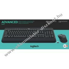 Logitech MK545 vezet�k n�lk�li billenty�zet �s eg�r szett Unifying fekete DE l�zeres 1000dpi