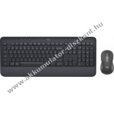 Logitech MK650 billenty�zet �s eg�r szett vezet�k n�lk�li Bolt BT grafit DE optikai 400-4000dpi