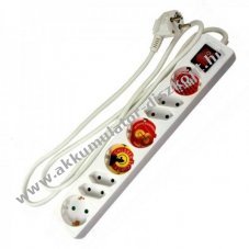 8-csatlakoz�s eloszt� kapcsol�val 16A 3500W 230V