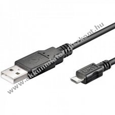 USB 2.0 Hi-Speed k�bel A csatlakoz� micro B csatlakoz� 1,8m fekete