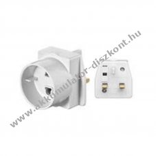 Utaz� h�l�zati adapter Euro-dug�val UK csatlakoz�