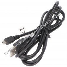 USB 2.0 Hi-Speed k�bel A csatlakoz� Mini 8 t�s 1,8m fekete tablet