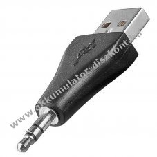USB A dug� 3,5mm jack dug� t�lt�adapter iPod Shuffle
