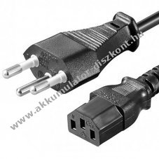 Sv�jci h�l�zati k�bel Typ J (SEV 1011) C13 5m fekete