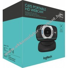 Logitech C615 webkamera Full HD 1080p 30fps USB fekete