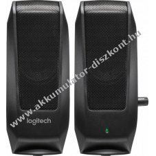 Logitech S120 hangsz�r� sztere� 2.0 2.2W fekete
