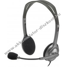 Logitech H110 headset sztere� fekete