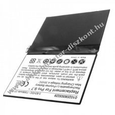 Helyettes�t� Akkumul�tor Apple iPad Pro 9.7 A1664 A1673 3,8V 7306mAh Li-Polymer